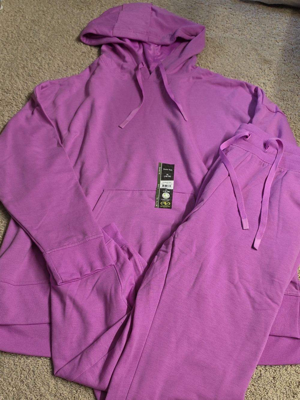 New Athletic Works Hoodie XL & Jogger L Set